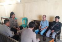 Pihak Polres Kebumen saat bertemu keluarga ibu dan anak yang hilang di Kebumen.