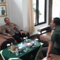 Kapolres Kebumen yang baru, AKBP I Putu Bagus Krisna Purnama bersilaturrahmi ke Markas Kodim 0809 Kebumen.