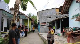 Pihak Polres Kebumen melakukan olah TKP kejadian.