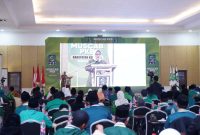 Bupati Kebumen Lilis Nuryani menghadiri pembukaan Muscab DPC PKB Kabupaten Kebumen di Hotel Mexolie.
