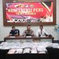 Kapolres Kebumen AKBP I Putu Bagus Krisna Purnama memimpin langsung pengungkapan kasus besar ini.