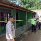 Polisi melakukan olah TKP kasus penganiayaan di Buayan Kebumen.