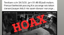 Unggahan mistis teror pocong Kebumen yang viral di jagat maya.