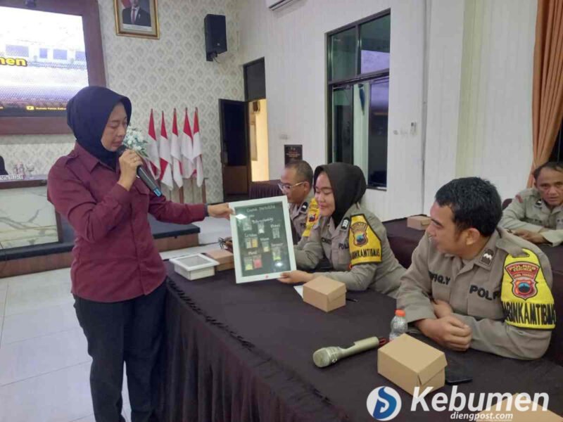 Acara pelatihan teknis bersama jajaran Bhabinkamtibmas Polres Kebumen pada Selasa lalu.